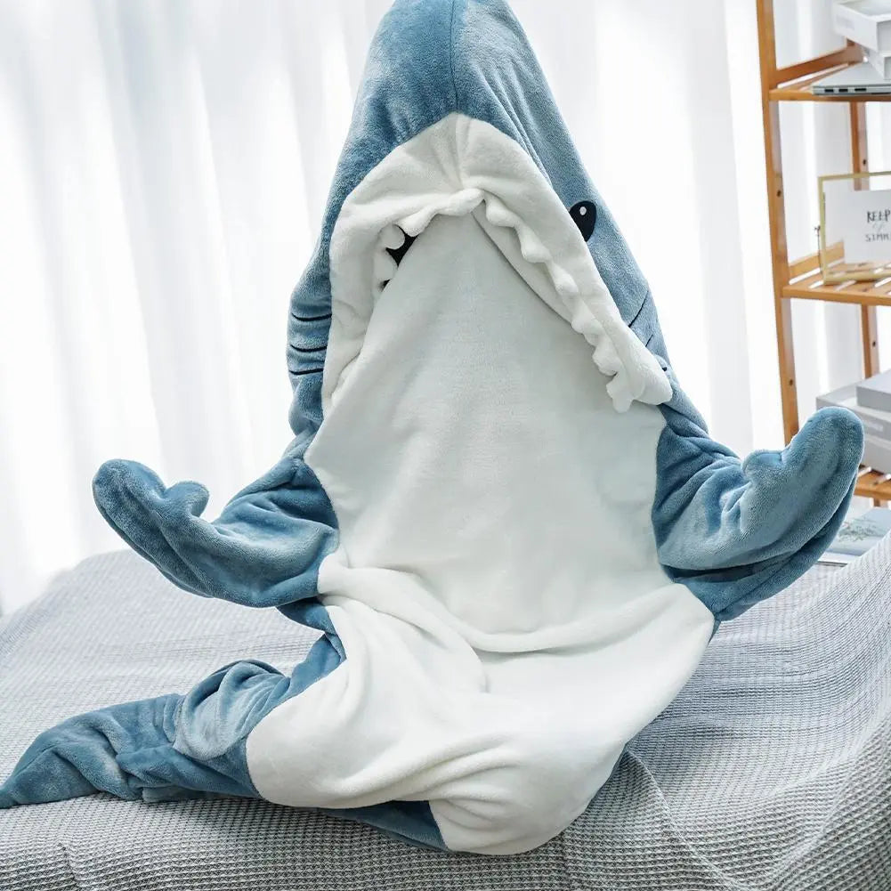 Wearable Blanket Baby Bites Shark Sleeping Bag Plush Shark