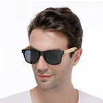 Hand-Crafted Unisex Bamboo Sunglasses