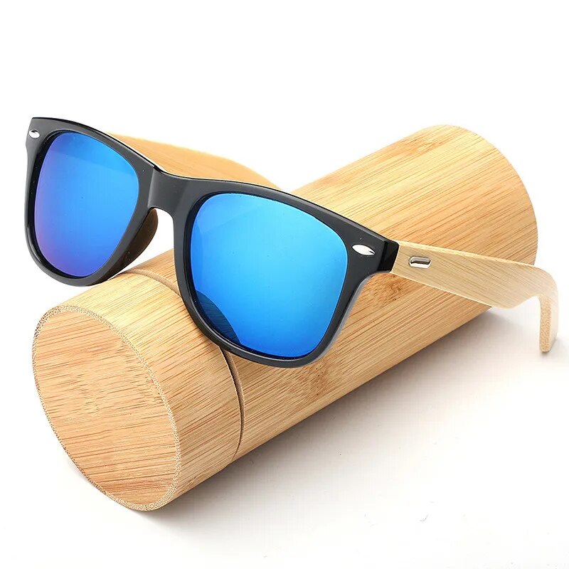 Hand-Crafted Unisex Bamboo Sunglasses