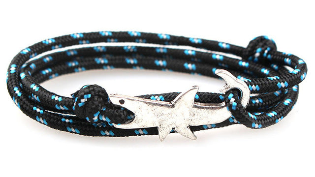 Great White Shark Rope Bracelet
