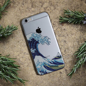 "The Great Wave off Kanagawa" Soft iPhone/Samsung Case